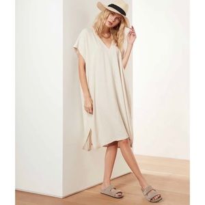 James Perse Dress  Kaftan Size 1 neutral